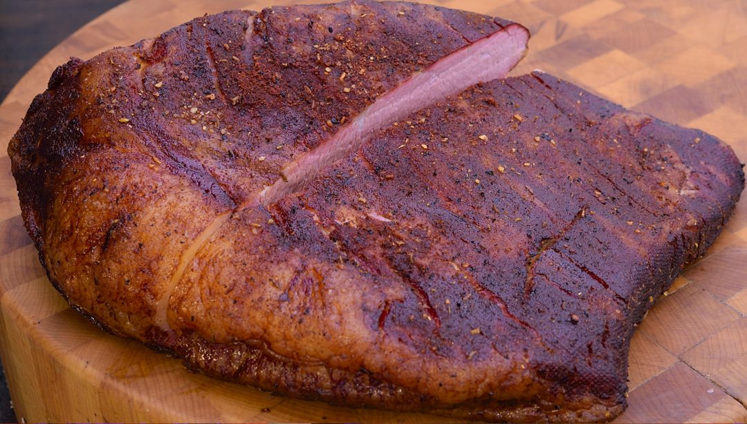 Sous Vide Smoked Beef Brisket 2020 with a side of burgers Sous Vide