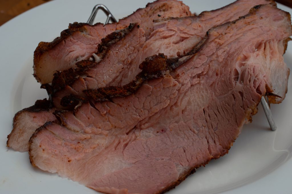 Sous Vide Smoked Beef Brisket 2020 with a side of burgers Sous Vide