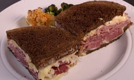 The Blackstone Reuben with Sous Vide Corned Beef