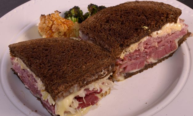 The Blackstone Reuben with Sous Vide Corned Beef