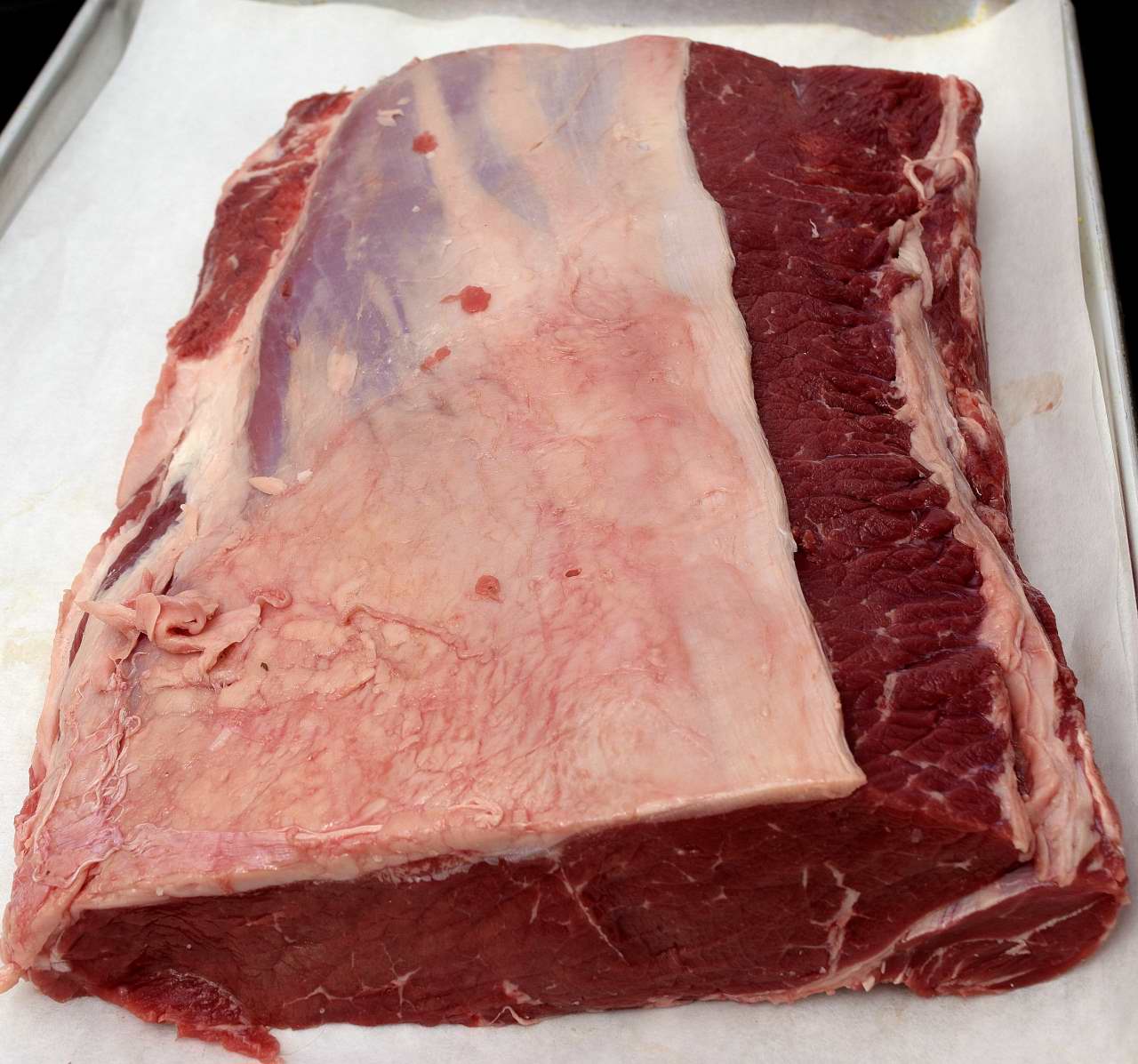 Sous Vide Cutting a Whole New York/Striploin into Steaks for Sous Vide